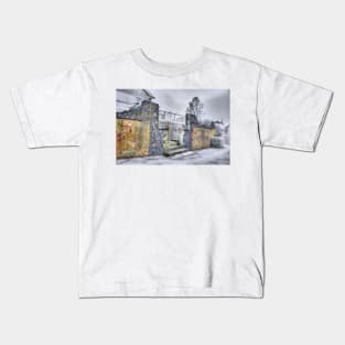 The Old Monsestery Wall Kids T-Shirt